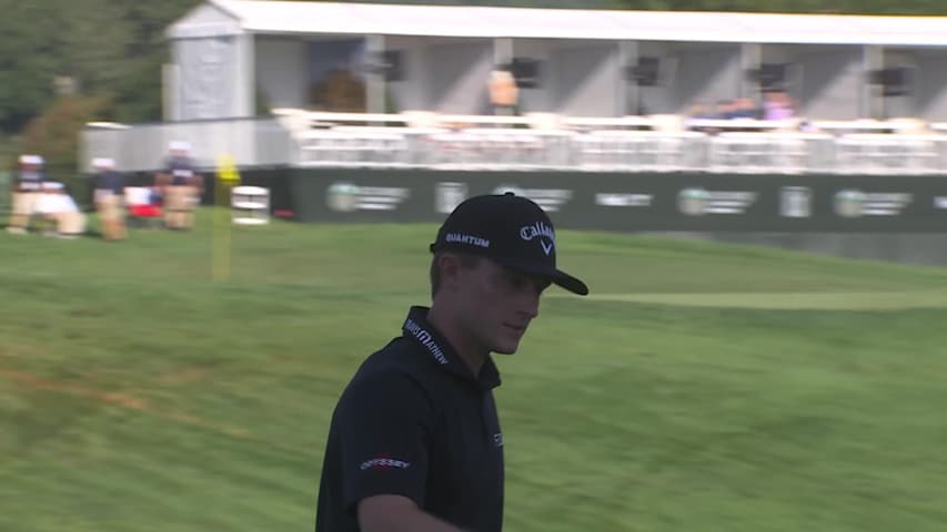 Blades Brown's 70-yard approach sets up birdie on No. 12 at Biltmore Championship