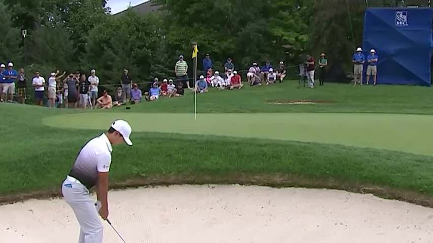 Whee Kim’s 59-foot bunker shot sets up par at RBC Canadian