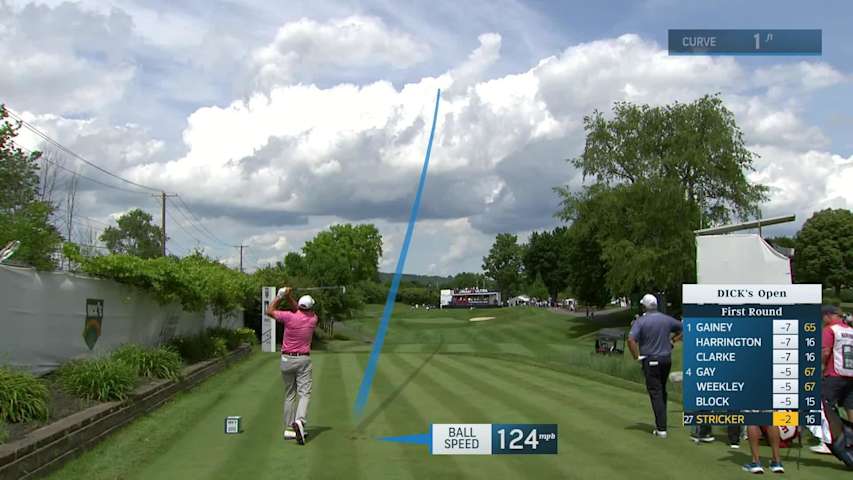 Steve Stricker makes birdie putt on No. 17 at DICK'S Open
