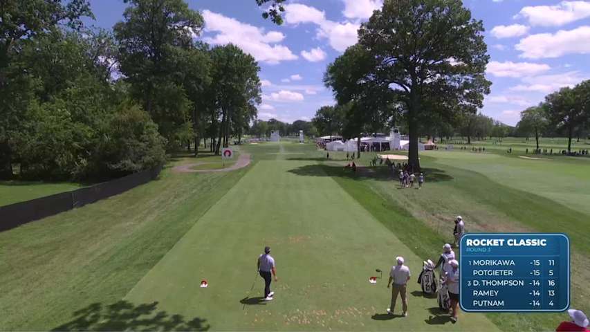 Thriston Lawrence makes birdie on No. 11 at Rocket Classic