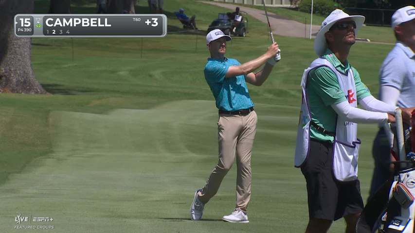 Brian Campbell makes birdie on No. 15 at FedEx St. Jude