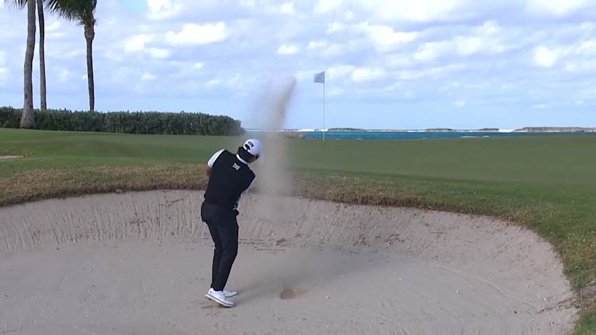 S.H. Kim’s saucy bunker shot leads to birdie at The Bahamas Golf Classic