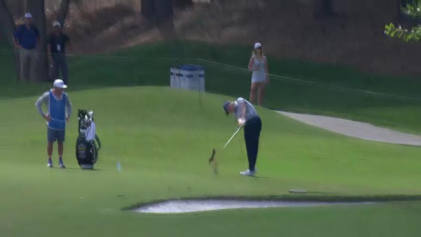 Ian Gilligan makes birdie on No. 1 at BMW Charity Pro-Am