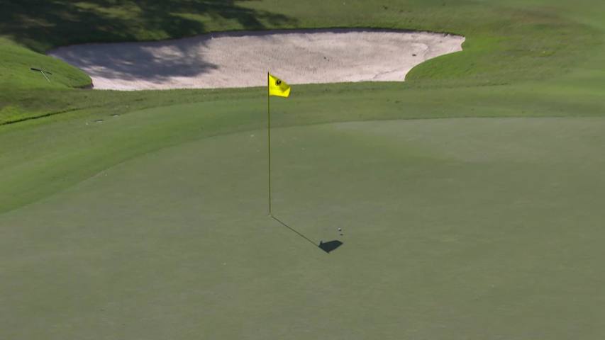 David Lipsky hits approach tight to six feet, sets up birdie putt at Sanderson Farms