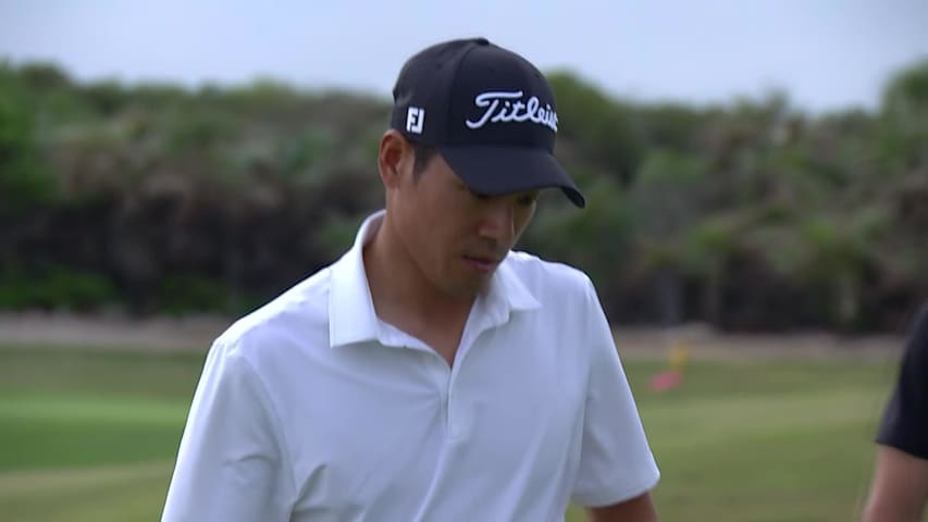 Jin Chung walks in birdie at The Bahamas Great Abaco Classic