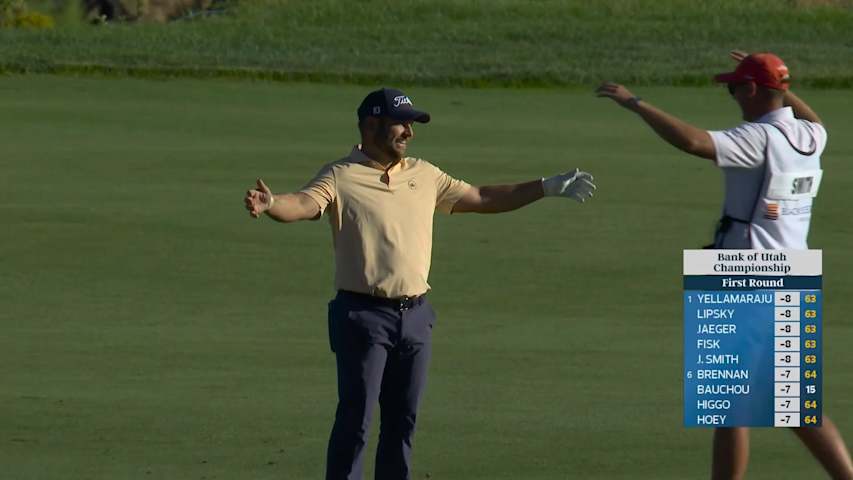 Watch Jordan Smith make incredible albatross at Bank of Utah