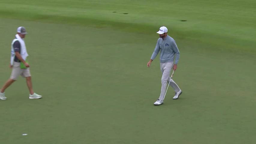 Nicholas Lindheim holes 30-footer for birdie at The RSM Classic