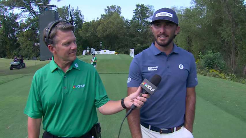 Max Homa mic’d up during Round 1 of the Sanderson Farms