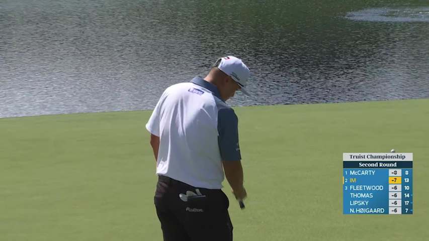 Sungjae Im nearly drives green, makes birdie on No. 14 at Truist Championship