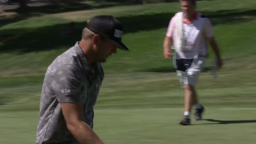 Taylor Montgomery makes birdie on No. 2 at Utah Championship