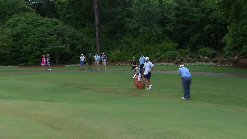 Mitchell Meissner gets up-and-down for birdie at BMW Charity Pro-Am