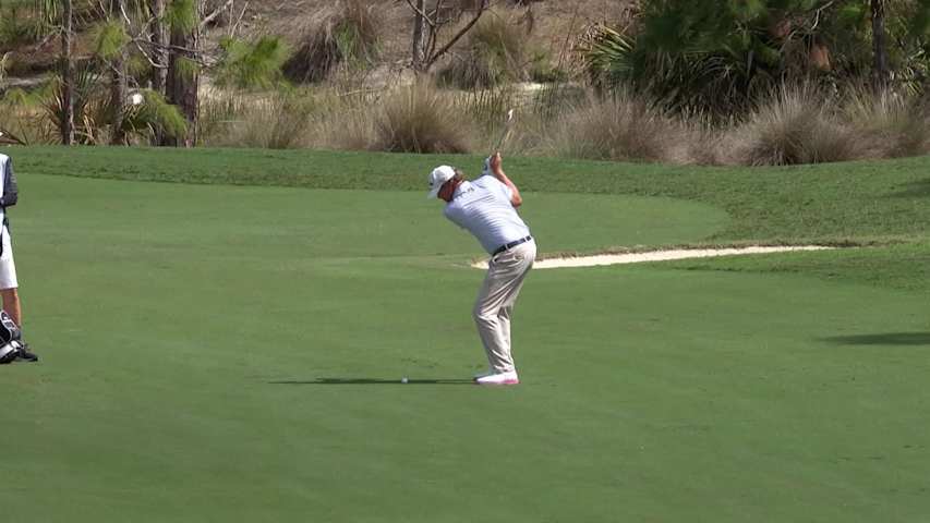 Tim Petrovic uses nice approach to set up birdie at Chubb Classic