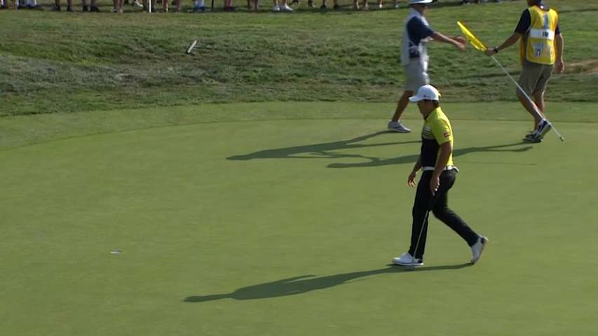 Sungjae Im's solid eagle putt at WinCo Foods