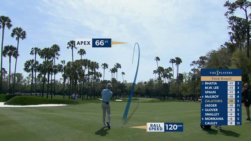 Will Zalatoris throws dart from 148 yards to set up birdie at THE PLAYERS