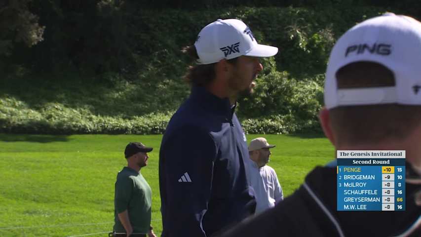 Marco Penge hits 164-yard tee shot to 4 feet, sets up birdie on No. 16 at The Genesis