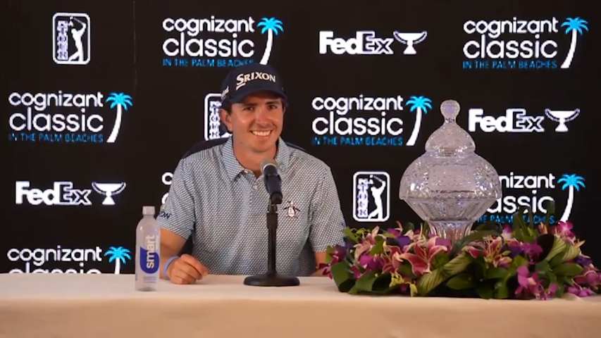 Nico Echavarria's news conference after winning Cognizant Classic