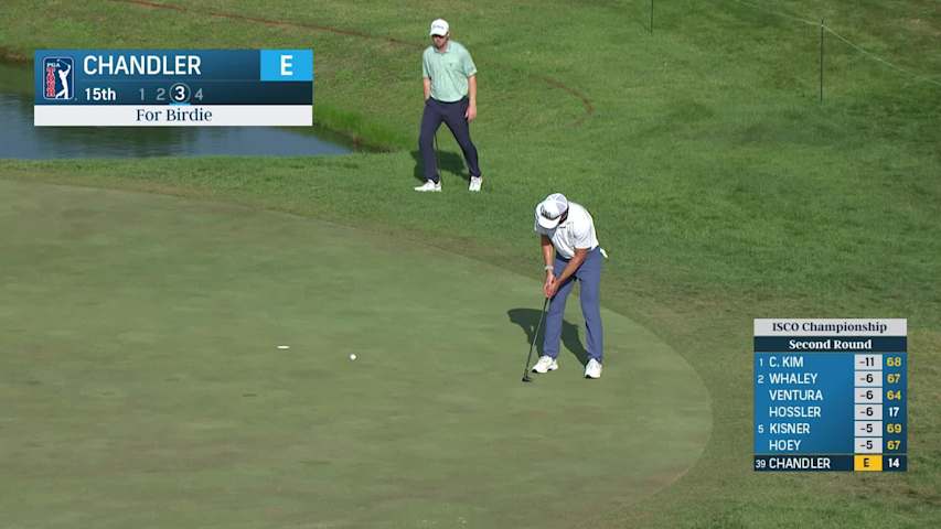 Will Chandler makes birdie on No. 15 at ISCO Championship