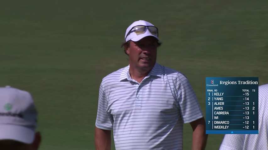 Stephen Ames makes birdie on No. 2 at Regions Tradition