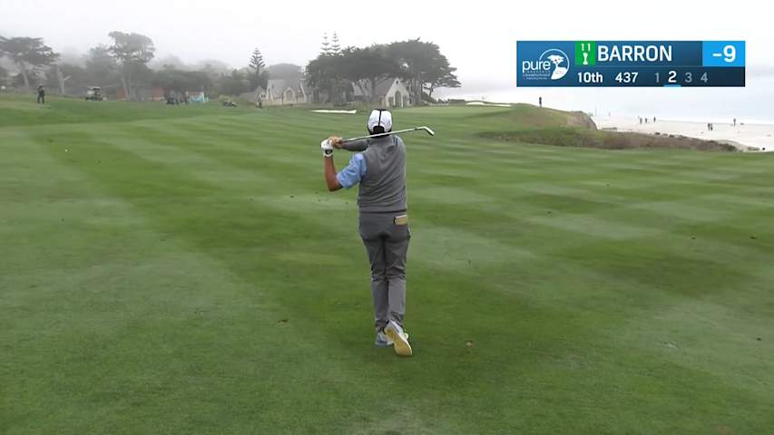 Doug Barron uses nice approach to yield birdie at PURE Insurance
