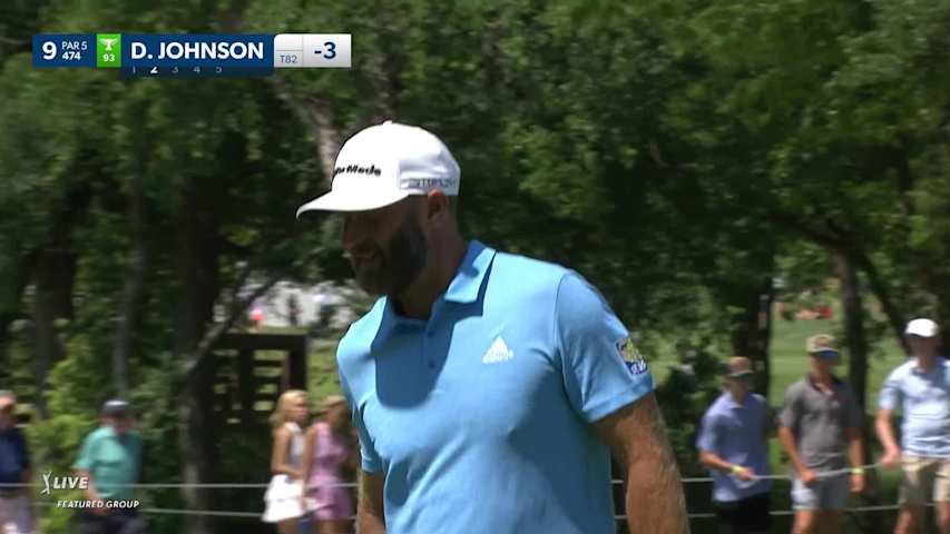 Dustin Johnson lands iron softly and eagles at AT&T Byron Nelson