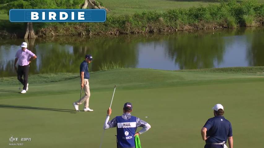 Higgs/Paul makes birdie on No. 3 at Zurich Classic