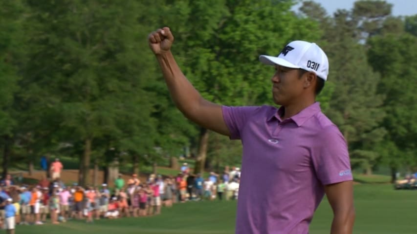 James Hahn wins the Wells Fargo Championship