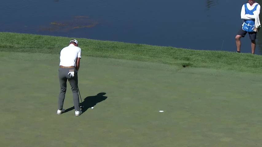 Paul Peterson makes birdie on No. 15 at Barracuda