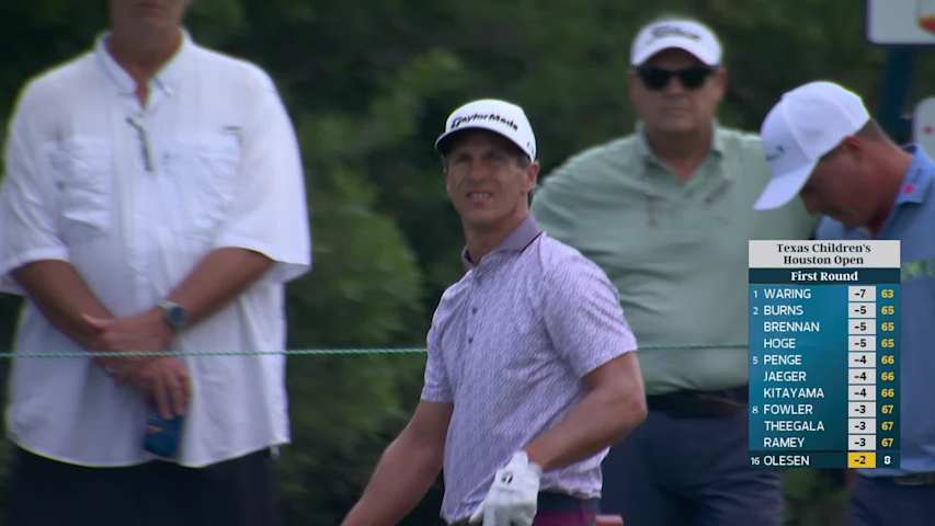 Thorbjørn Olesen hits 152-yard tee shot to 6 feet, makes birdie at Houston Open