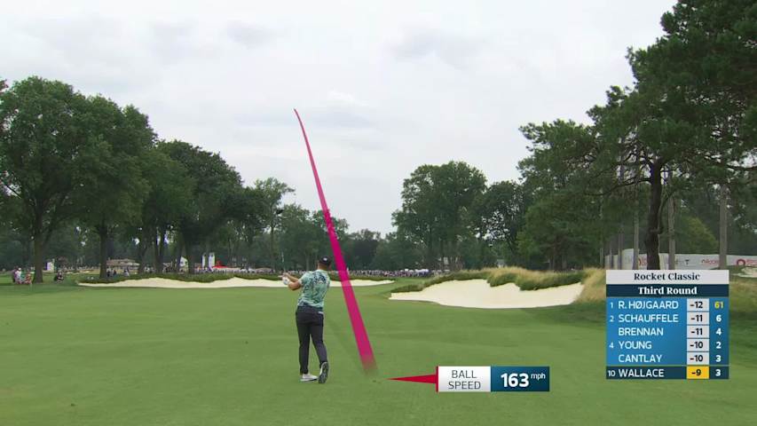 Matt Wallace reaches par-5 No. 4 in two, makes eagle at Rocket Classic