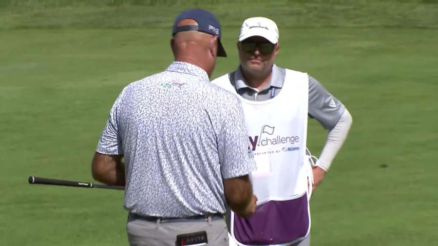 Stewart Cink makes birdie on No. 14 at The Ally Challenge