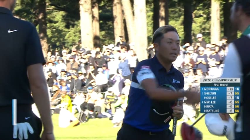 Yuki Inamori finishes with birdie at ZOZO CHAMPIONSHIP