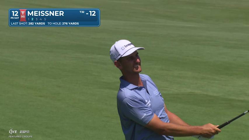 Mac Meissner sinks 22-foot birdie putt on No. 12 at THE CJ CUP