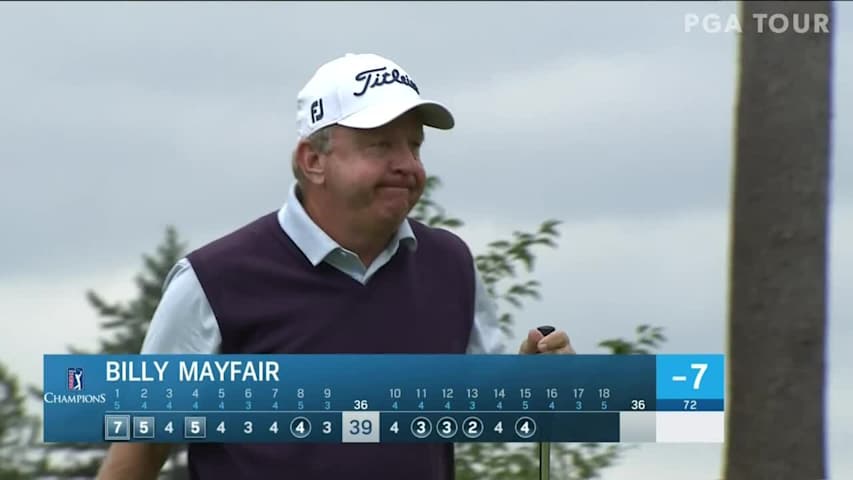 Billy Mayfair gets up-and-down for birdie at Boeing Classic