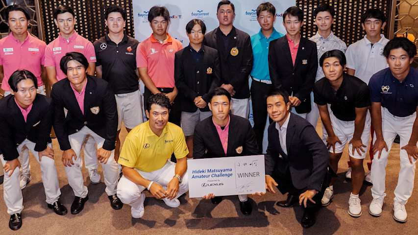 Hideki Matsuyama provides TOUR opportunities to Japanese amateur golfers