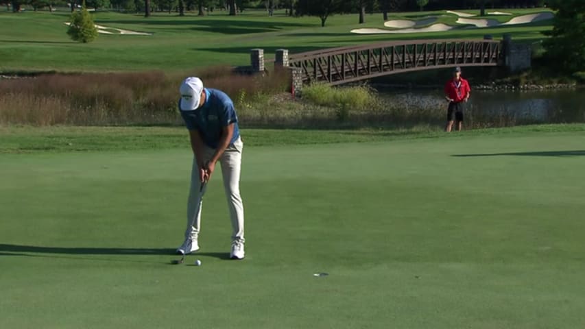 Cooper Musselman rolls in birdie at Nationwide Children's