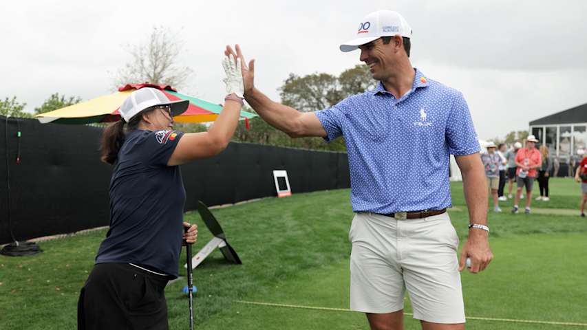 Billy Horschel meets Special Olympian at Arnold Palmer Invitational