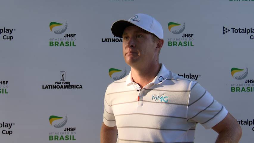 Charlie Hillier interview after Round 3 of the JHSF Brazil Open