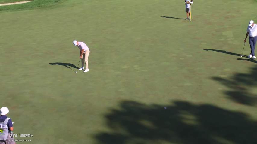 Jackson Suber makes birdie on No. 12 at John Deere