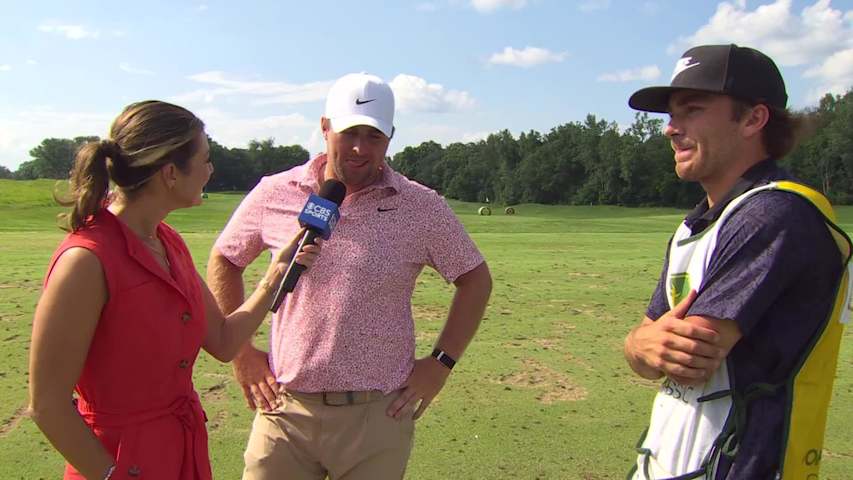 Chris Gotterup and brother Patrick interview after winning John Deere