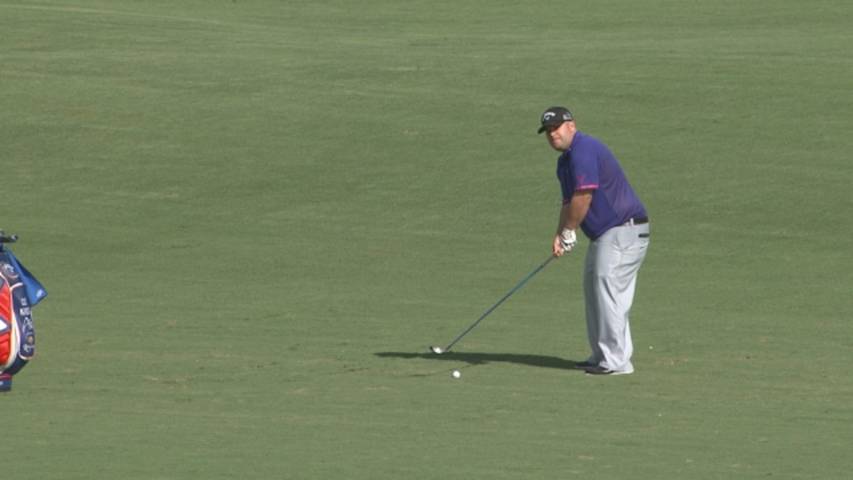 Colt Knost's approach at the Chiquita Classic is No. 9 shot of 2014