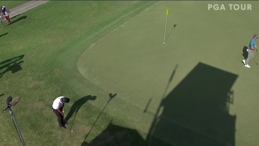 Kevin Na birdies No. 18 to clinch win at the Sony Open