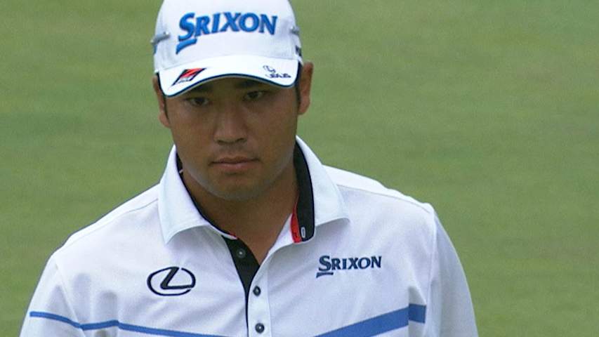 Hideki Matsuyama pours it on with birdie on No. 17 at Bridgestone