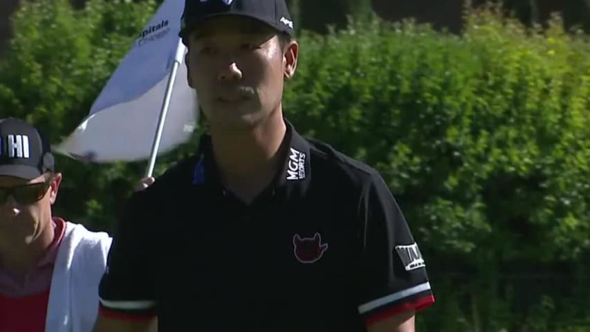 Kevin Na's untimely triple-bogey on No. 10 at Shriners
