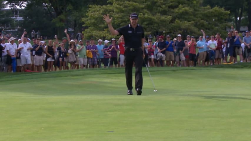 Jimmy Walker sinks second-straight birdie at PGA Championship