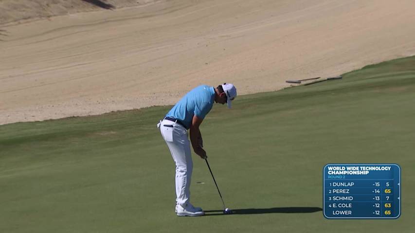 Nico Echavarria makes birdie on No. 5 at World Wide Technology