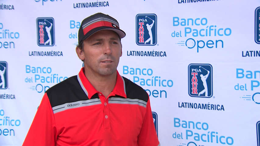 Entrevista con Clodomiro Carranza tras Ronda 2 del Banco del Pacífico Open