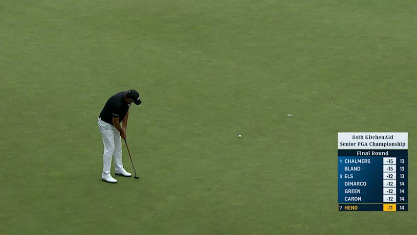 Scott Hend sinks eagle putt at KitchenAid Senior PGA