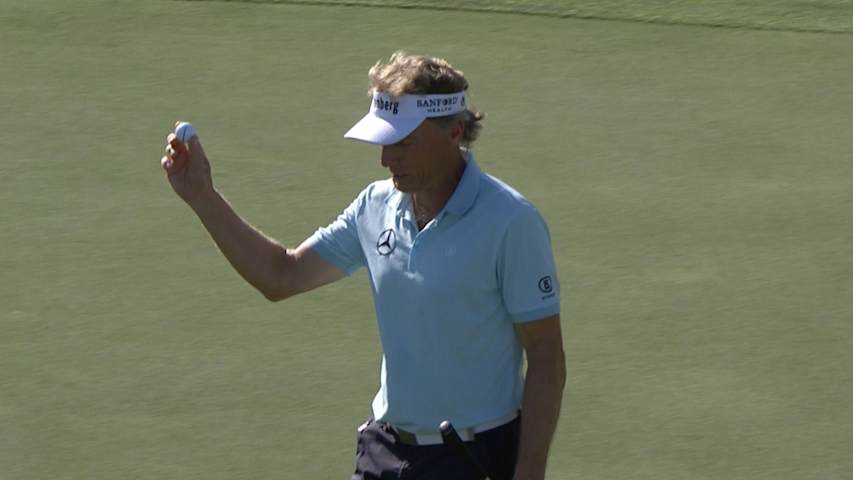 Bernhard Langer's ace on No. 8 at Charles Schwab Cup