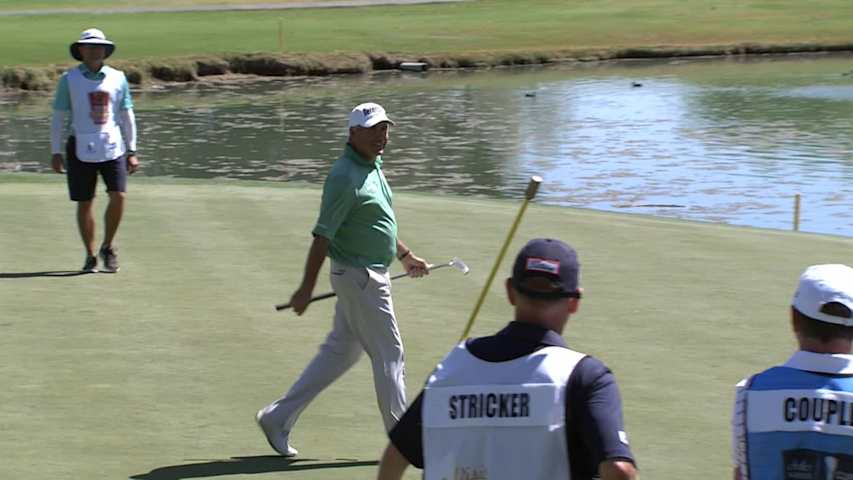 Fred Couples buries long-range birdie putt at Tucson Conquistadores