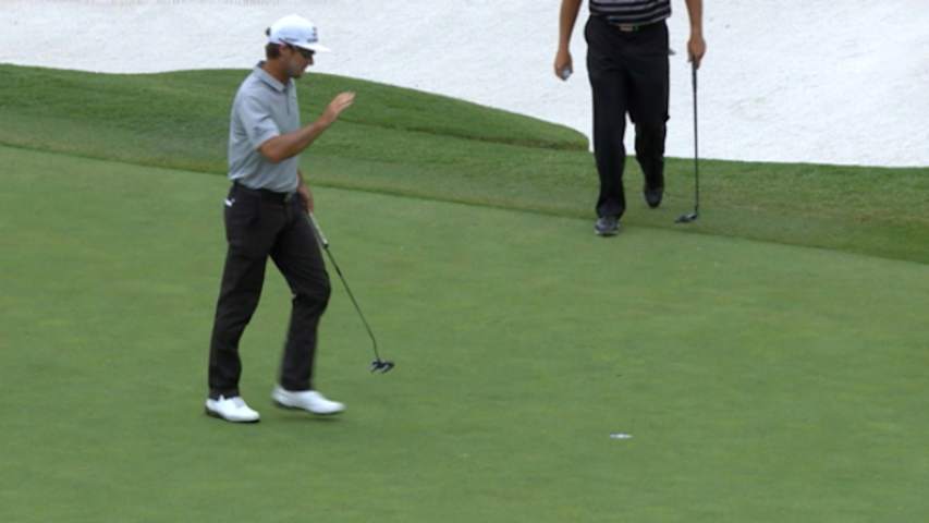 Will MacKenzie cards his fifth straight birdie at AT&T Byron Nelson
